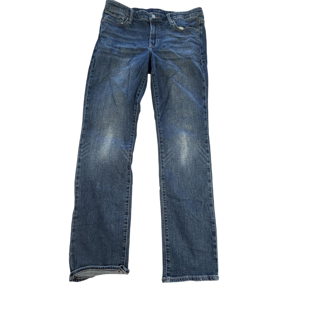 Lucky Brand Jeans Womens 12 Mid Rise Straight Stretch 32x31 Medium Wash Denim